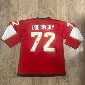 Sergei Bobrovsky Florida Panthers Autographed Custom Jersey Beckett (BACV)